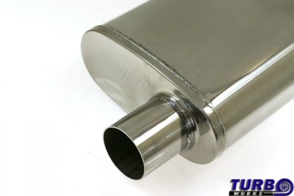 Tłumik Środkowy Tylny TurboWorks LT 304SS side 2,75" rear 2,75"