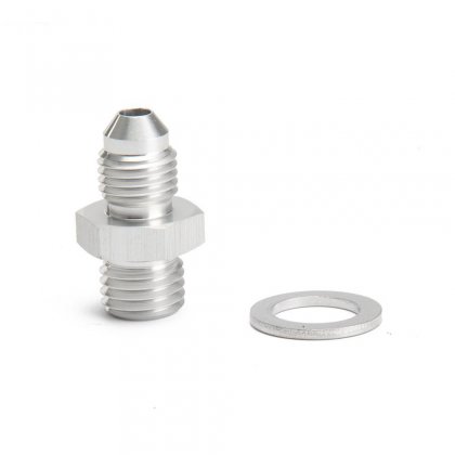 Złącze zasilania turbiny olejem M12x1.5 na AN4 z restryktorem 1.5mm