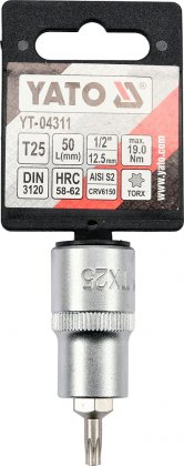 Nástavec  1/2" bit Torx T25