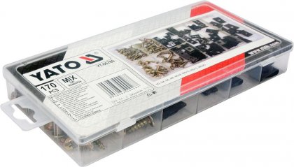 Vruty a podložky karosářské sada 170ks