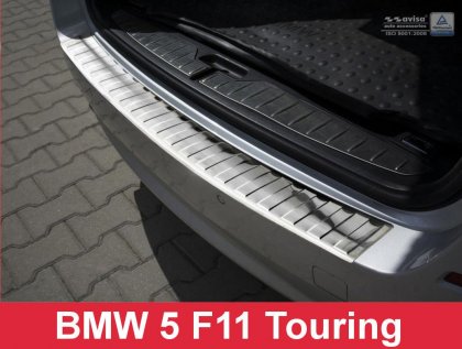Nerezová ochranná lišta zadního nárazníku BMW 5GT/F07 LIFTBACK 2009-