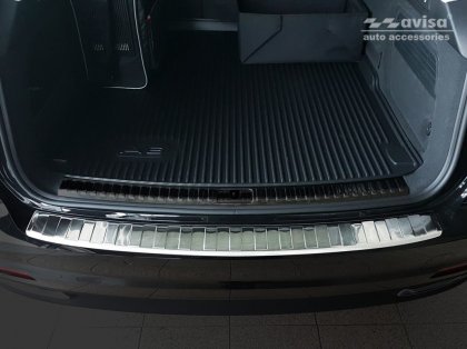 Nerezová ochranná lišta zadního nárazníku AUDI A6 C8 Kombi