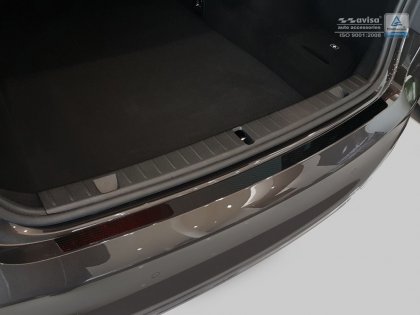 Ochranná lišta zadního nárazníku  BMW 7 G11/G12 15- Carbon (červeno/černý)