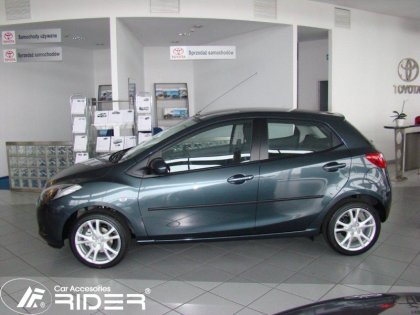 Ochranné lišty dveří - Mazda 2 07- htb