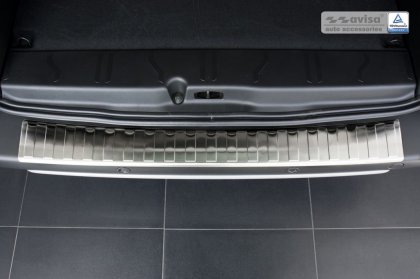 Nerezová ochranná lišta zadního nárazníku Peugeot Partner II Teepe 08- chromová