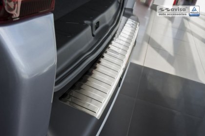 Nerezová ochranná lišta zadního nárazníku Peugeot Partner II Teepe 08- chromová