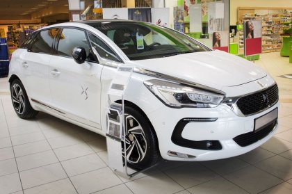 Nerezová ochranná lišta zadního nárazníku Citroen DS5