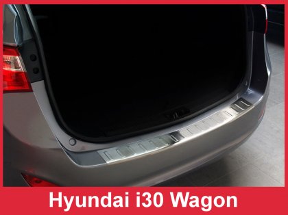 Nerezová ochranná lišta zadního nárazníku Hyundai i30 II 12-16 Wagon/Kombi