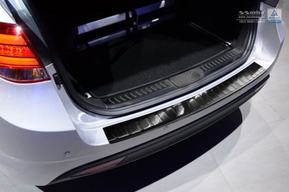 Nerezová ochranná lišta zadního nárazníku Hyundai i40 Wagon (Kombi) 11-16 grafitová