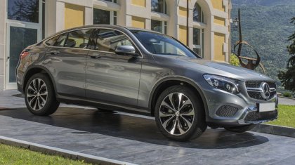Nerezová ochranná lišta zadního nárazníku Mercedes-Benz GLC Coupe C253 16- 