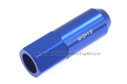 Kolové racing matice (štefty) JBR 60mm M12 x1.5 BLUE