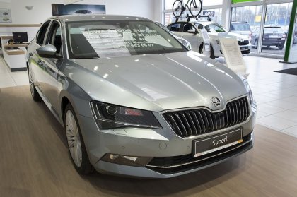 Nerezová ochranná lišta zadního nárazníku Škoda Superb III 15-16 chromová