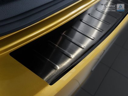 Nerezová ochranná lišta zadního nárazníku VW Golf VII 12- grafitová