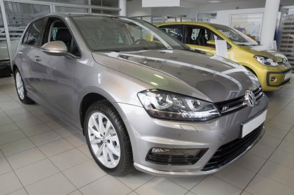 Nerezová ochranná lišta zadního nárazníku VW Golf VII 12- lesklá s červeným karbonem