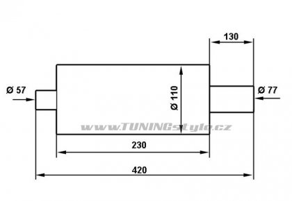 Koncový díl TurboWorks 58 2,25