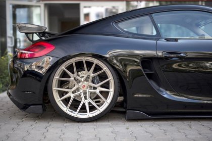 Splittery zadní boční Porsche Cayman Mk2 981 Coupe 2012-