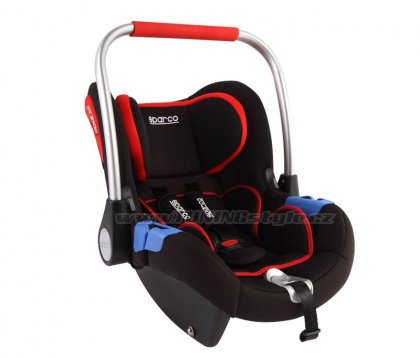 Autosedačka dětská SPARCO F300i ISOFIX GRUPA 0 ( 0-13kg ) červená