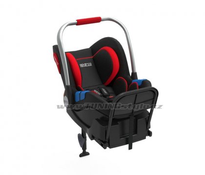 Autosedačka dětská SPARCO F300i ISOFIX GRUPA 0 ( 0-13kg ) červená