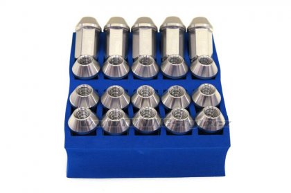 Kované kolové matice (štefty) D1Spec 12x1.25 silver