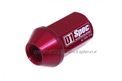 Kované kolové matice (štefty) D1Spec 12x1.5 red