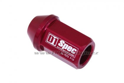 Kované kolové matice (štefty) D1Spec 12x1.5 red