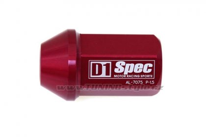 Kované kolové matice (štefty) D1Spec 12x1.5 red