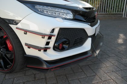 Přední přítlačná křidélka, canardy Honda Civic X Type R (2017-)