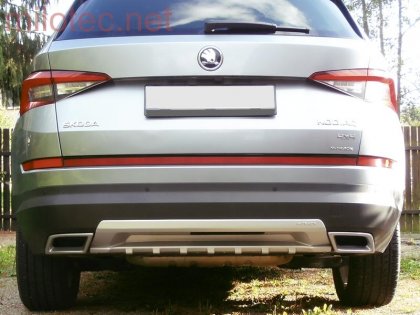 Atrapa výfuku, Alu Brush, Škoda Octavia III./ Facelift, r.v.2013/2017