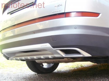 Atrapa výfuku, Alu Brush, Škoda Octavia III./ Facelift, r.v.2013/2017