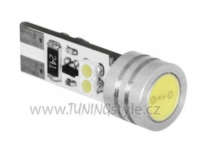 LED žárovka T10 poziční 1 high power LED bílá