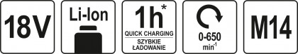 Míchač AKU 18V (bez baterie)