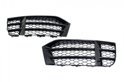 Zderzak przedni + Grill Czarny Audi A5 8T 13-16 RS5 Style
