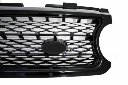 Maska přední Land Rover Range Rover Vogue III (L322) (06-09) black/black Autobiography Supercharged