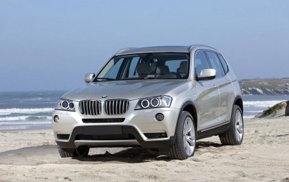 Nerezová ochranná lišta zadního nárazníku BMW X3/F25 grafitová 2010-2014