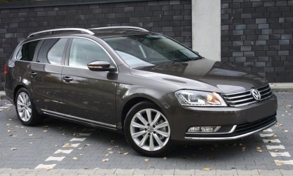 Nerezová ochranná lišta zadního nárazníku VW PASSAT B7 Variant 2010-2014