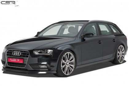 Spoiler pod přední nárazník CSR CUP - Audi A4 B8 2011/2015 černý matný