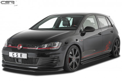Spoiler pod přední nárazník CSR CUP - VW W Golf VII GTI 13-17 černý matný