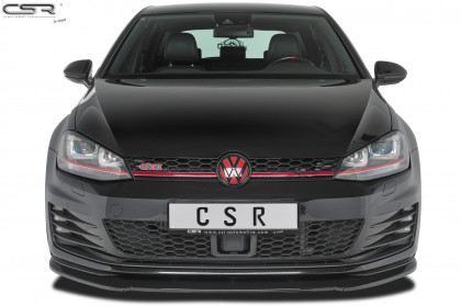 Spoiler pod přední nárazník CSR CUP - VW Golf 7 GTI / GTD 13-17 carbon look matný