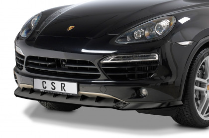 Spoiler pod přední nárazník CSR CUP pro Porsche Cayenne 92A 10-14 carbon look lesklý