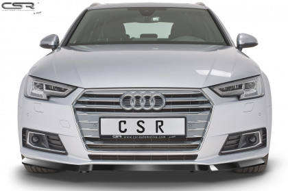 Spoiler pod přední nárazník CSR CUP V2 pro Audi A4 B9 (8W) 15-19 černý matný