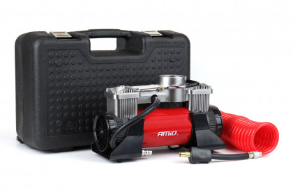 Kompresor do auta kovový 2 cylindry 12V HQ AComp-04