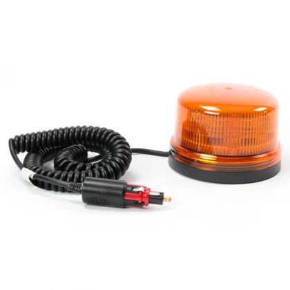 Oranžový maják s úchytem na magnet, 8LED, B16-MAG-A