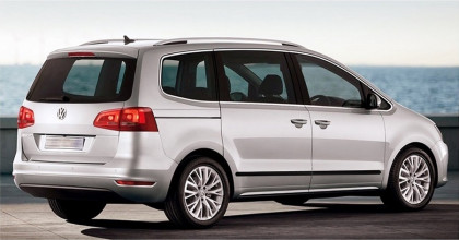 Ochranné lišty dveří - VW Sharan 2010-