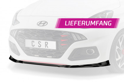 Spoiler pod přední nárazník CSR CUP - Hyundai i10 20- N-Line carbon lesklý