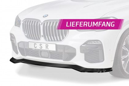 Spoiler pod přední nárazník CSR CUP - BMW X5 (G05) M-Paket černý matný 
