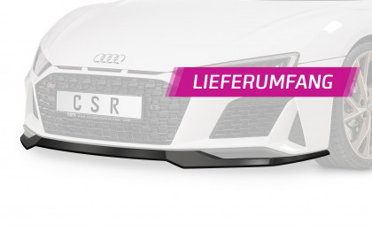 Spoiler pod přední nárazník CSR CUP - Audi R8 (4S) 19- černý matný