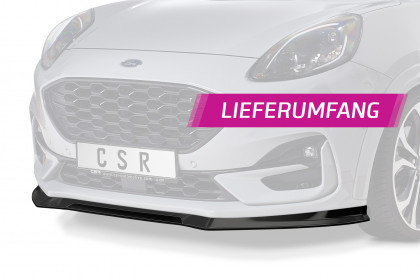 Spoiler pod přední nárazník CSR CUP - Ford Puma ST-Line černý lesklý