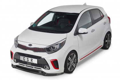 Spoiler pod přední nárazník CSR CUP - Kia Picanto (JA) carbon lesklý
