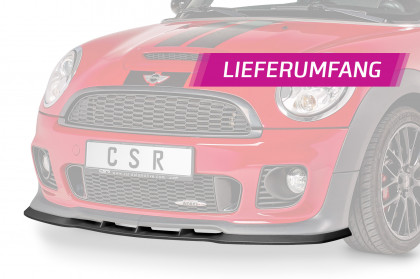 Spoiler pod přední nárazník CSR CUP - Mini R56 John Cooper Works černý matný 