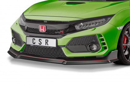 Spoiler pod přední nárazník CSR CUP - Honda Civic FK8 Type R 17- carbon lesklý